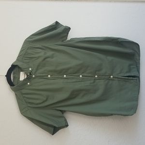 Women's JCrew short sleeve button shirt in size 8